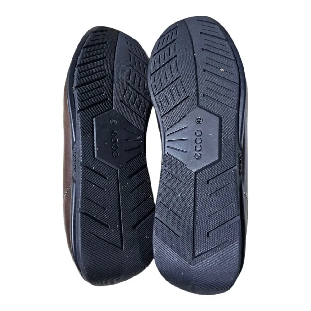 ECCO Classic Brown Leather Slip-Ons -‎ Size 43 (9-9.5)
